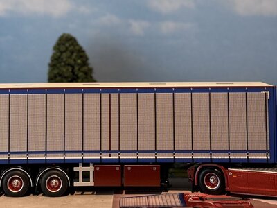 WSI WSI Scania S Highline 4x2 with 3-axle box trailer TIJS DE KONING