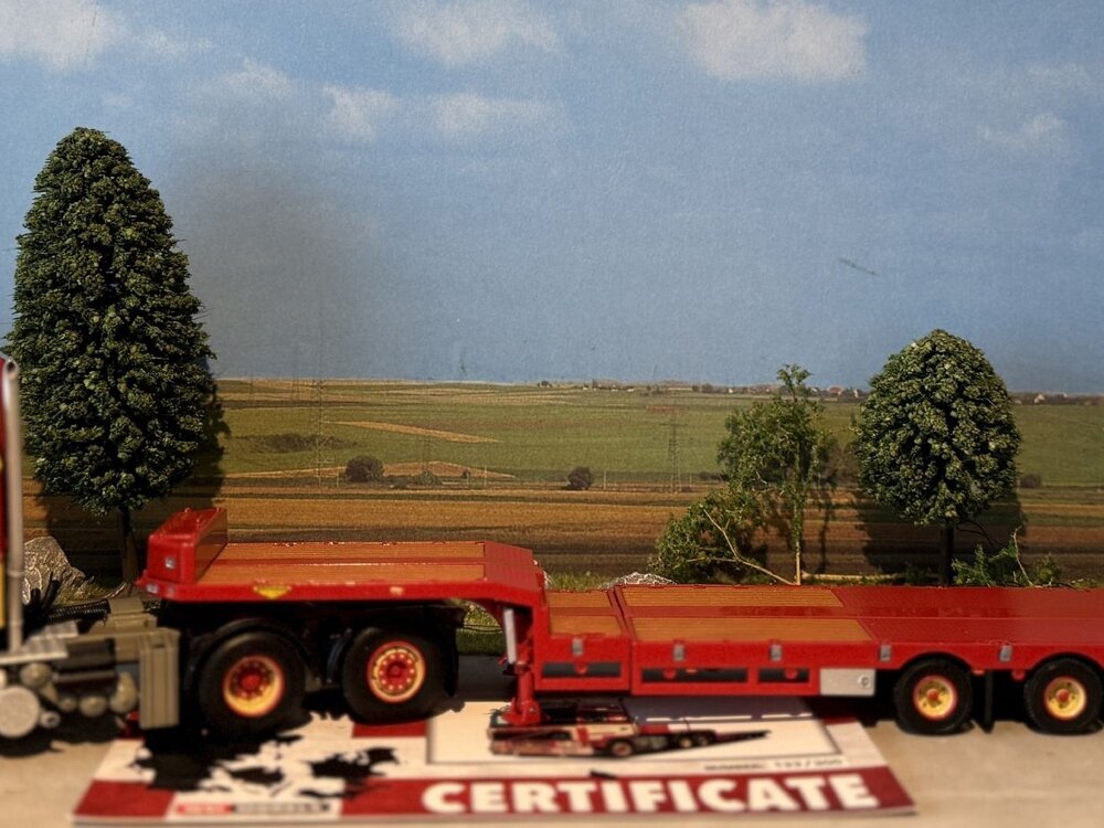 WSI WSI Volvo F12 Glob. 6x2 + 3-axle semi low loader TORBEN RAFN
