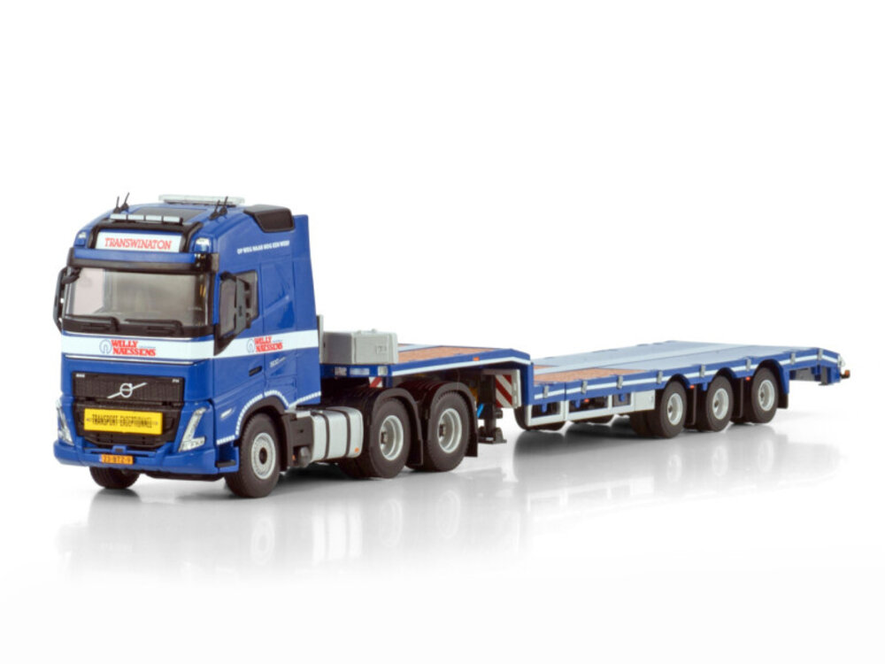 WSI WSI Volvo FH5 Globetrotter 6x2 with 3-axle semi lowloader TRANSWINATON