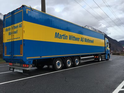 Tekno Tekno Scania Next Gen R-serie Highline with 3-axle walkingfloor trailer MARTIN WITTWER