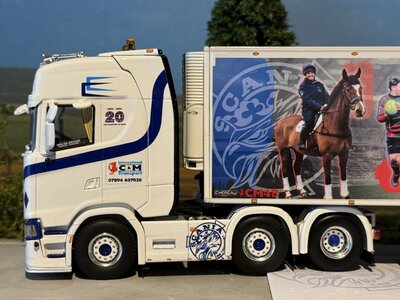 WSI WSI Scania S Series 6x2 with 3-axle Chereau reefer trailer C&M TRANSPORT Wrexham Wales