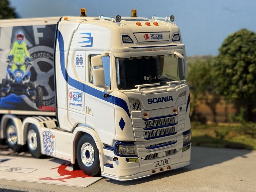 WSI WSI Scania S Series 6x2 with 3-axle Chereau reefer trailer C&M TRANSPORT Wrexham Wales