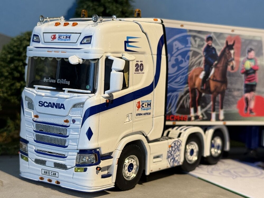WSI WSI Scania S Series 6x2 with 3-axle Chereau reefer trailer C&M TRANSPORT Wrexham Wales