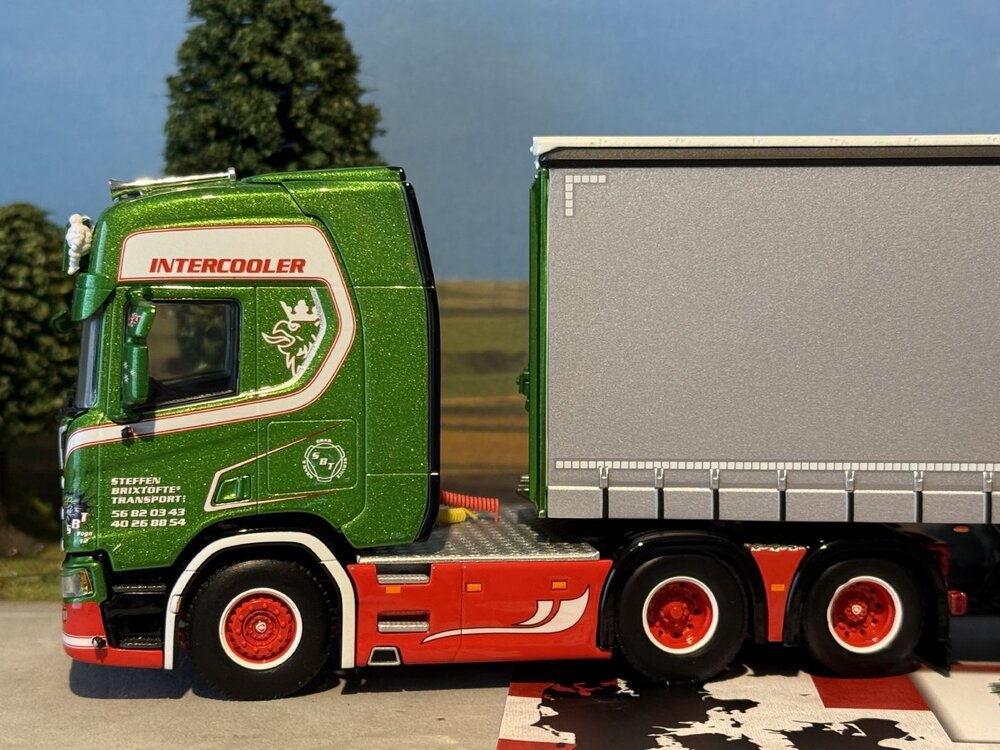 WSI WSI Scania S Highline 6x2 with 4-axle curtainside trailer STEFFEN BRIXTOFTE