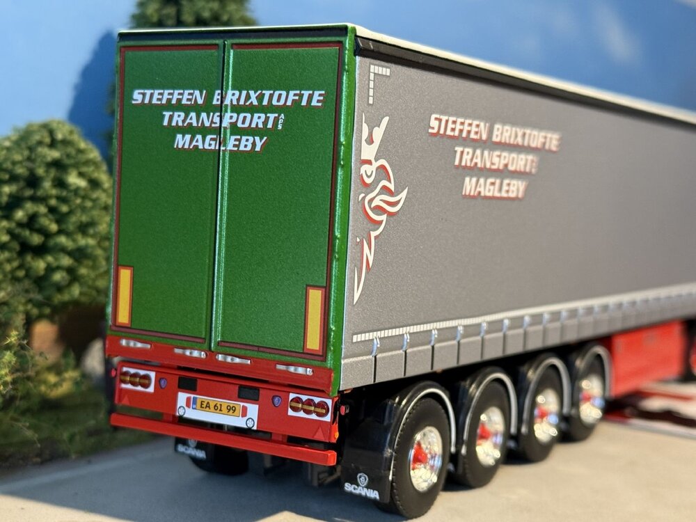 WSI WSI Scania S Highline 6x2 with 4-axle curtainside trailer STEFFEN BRIXTOFTE