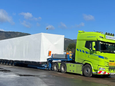 WSI WSI DAF XG+ 6x4 with  6-axle manoovr NORDIC CRANE KYNNINGSRUD
