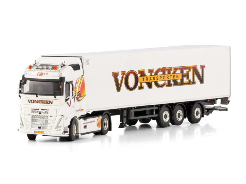 WSI WSI Volvo FH5 Globetrotter 4x2  with 3- axle tridec reefertrailer VONCKEN TRANSPORTEN