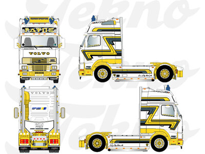 Tekno Tekno Volvo FH12 Globetrotter XL 4x2  PAYNE "Greek Volvo"