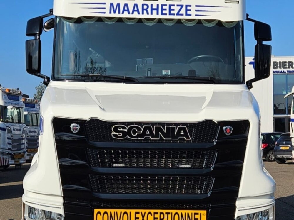 WSI WSI "EXCLUSIEF" Scania Vlastuin Torpedo 6x2 with 4-axle semi wheel lowloader TWAN BIERINGS