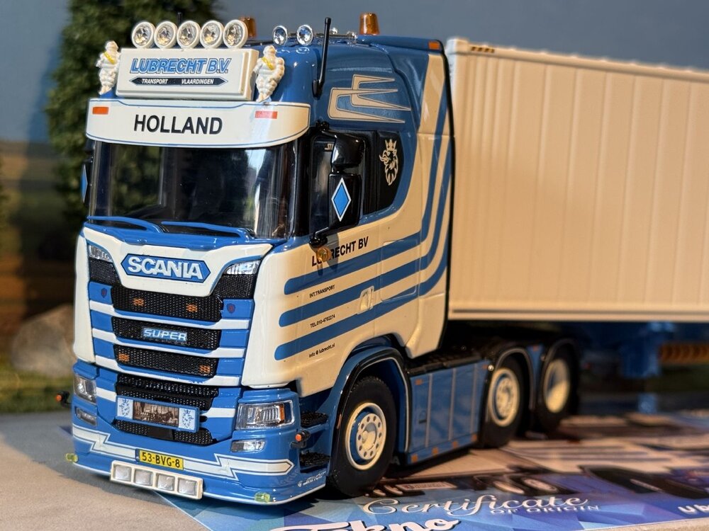 Tekno Tekno Scania Next Gen S met 40ft. reefer container HANS LUBRECHT