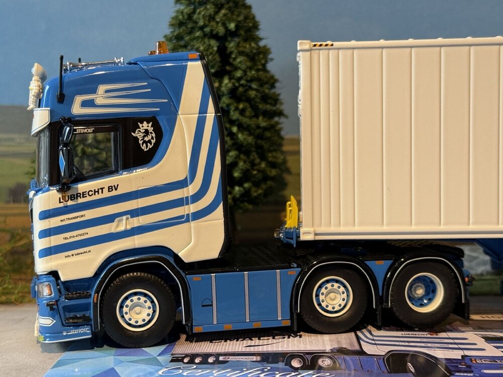 Tekno Tekno Scania Next Gen S met 40ft. reefer container HANS LUBRECHT