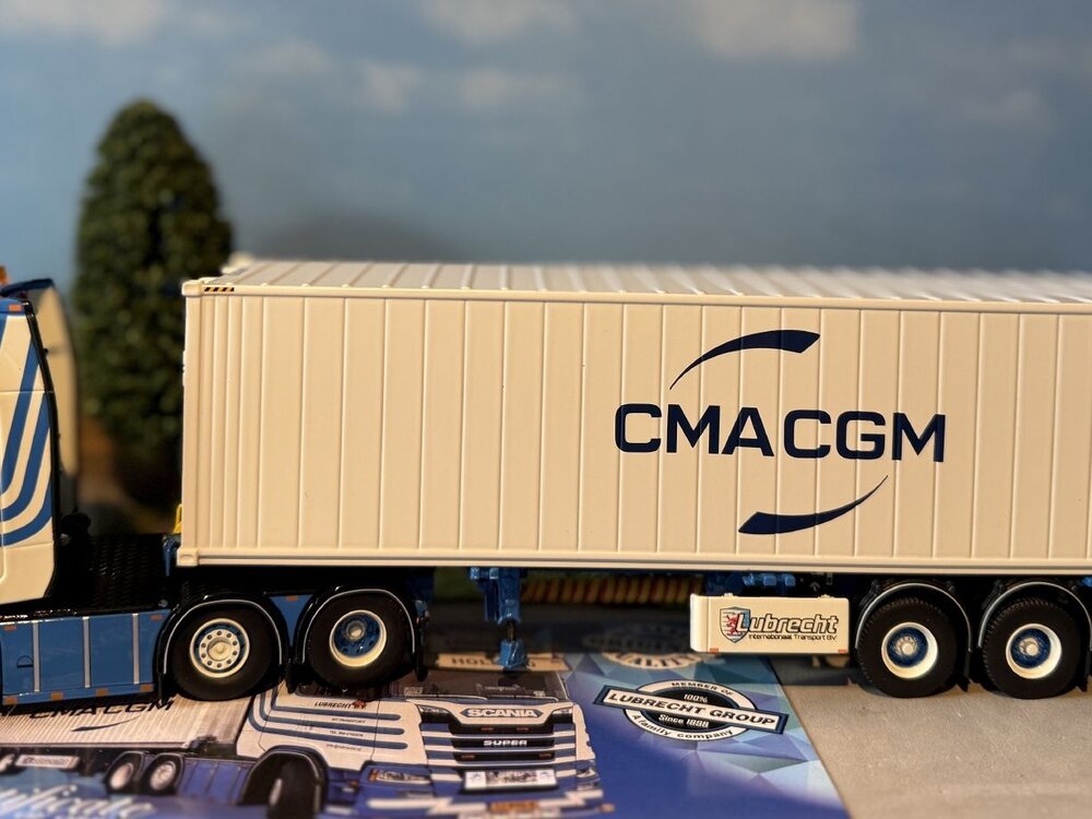 Tekno Tekno Scania Next Gen S met 40ft. reefer container HANS LUBRECHT