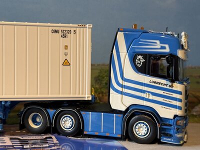 Tekno Tekno Scania Next Gen S with 40ft. reefer container HANS LUBRECHT
