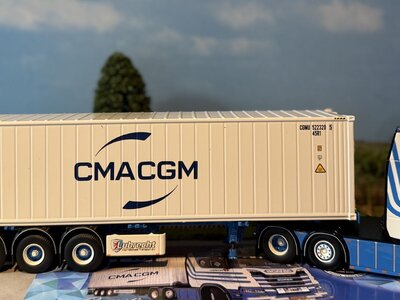 Tekno Tekno Scania Next Gen S with 40ft. reefer container HANS LUBRECHT