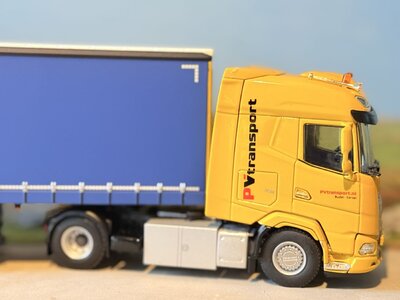 WSI WSI DAF XG 4x2 with 3-axle curtainside trailer PV TRANSPORT