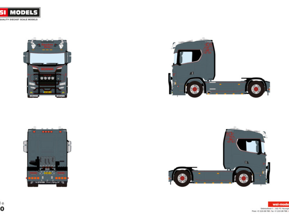 WSI WSI Scania R Normal 4x2 JOHAN VISCH