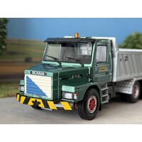 Tekno Scania 2-serie Torpedo with resin kipper EBERHARD