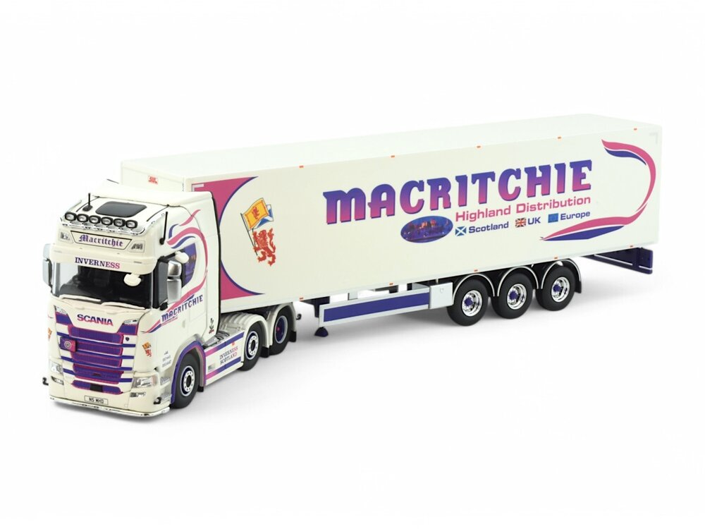 Tekno Tekno Scania Next Gen with 3-axle box trailer MACRITCHIE