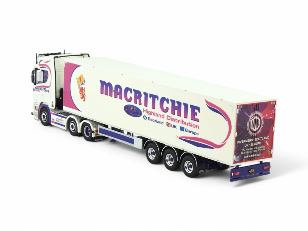 Tekno Tekno Scania Next Gen with 3-axle box trailer MACRITCHIE