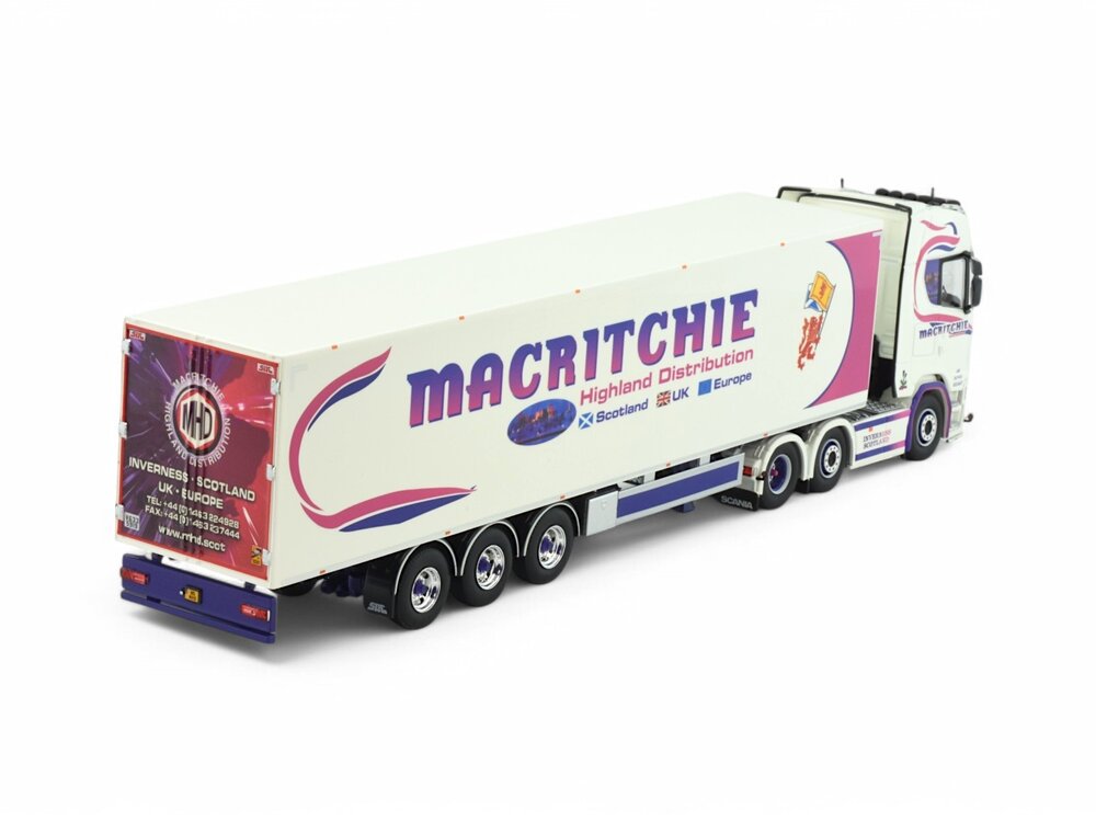 Tekno Tekno Scania Next Gen with 3-axle box trailer MACRITCHIE