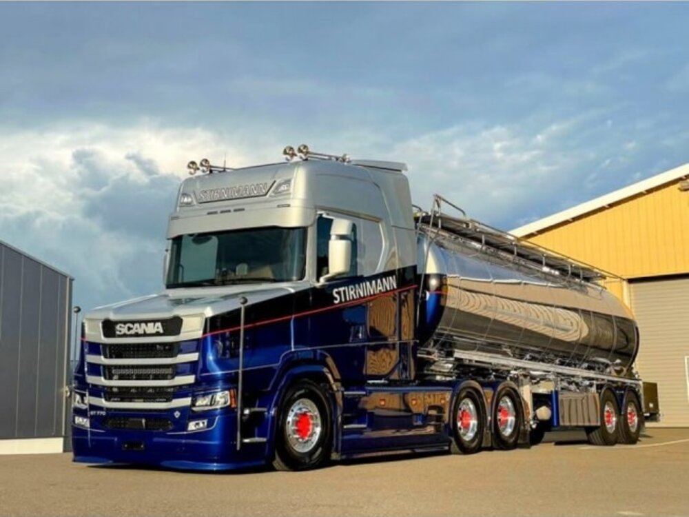 WSI WSI Scania Vlastuin Torpedo 6x2 with 2-axle tanktrailer STIRNIMANN