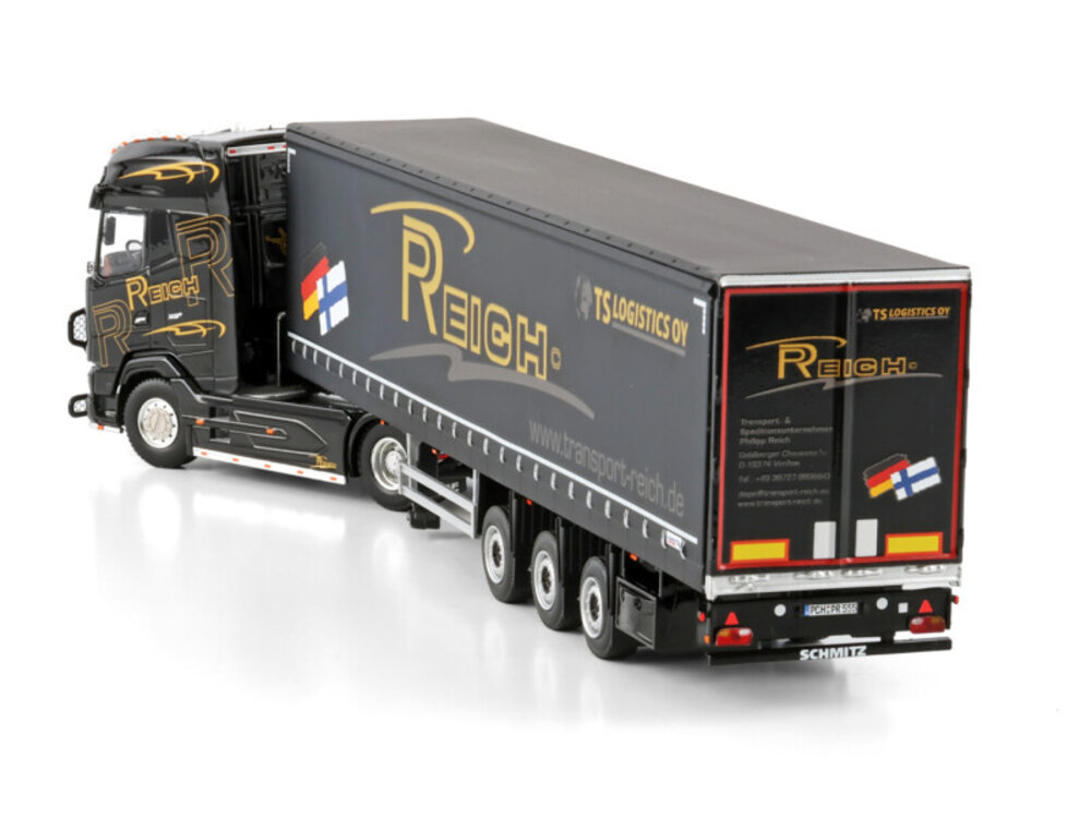 WSI WSI DAF XG+ with 3-axle curtainside trailer PHILIPP REICH