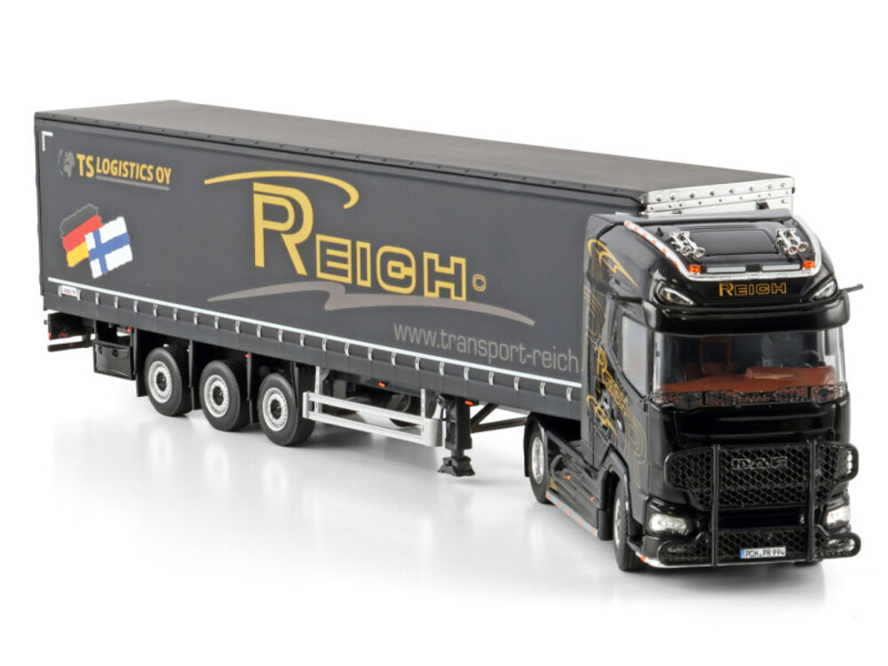 WSI WSI DAF XG+ with 3-axle curtainside trailer PHILIPP REICH