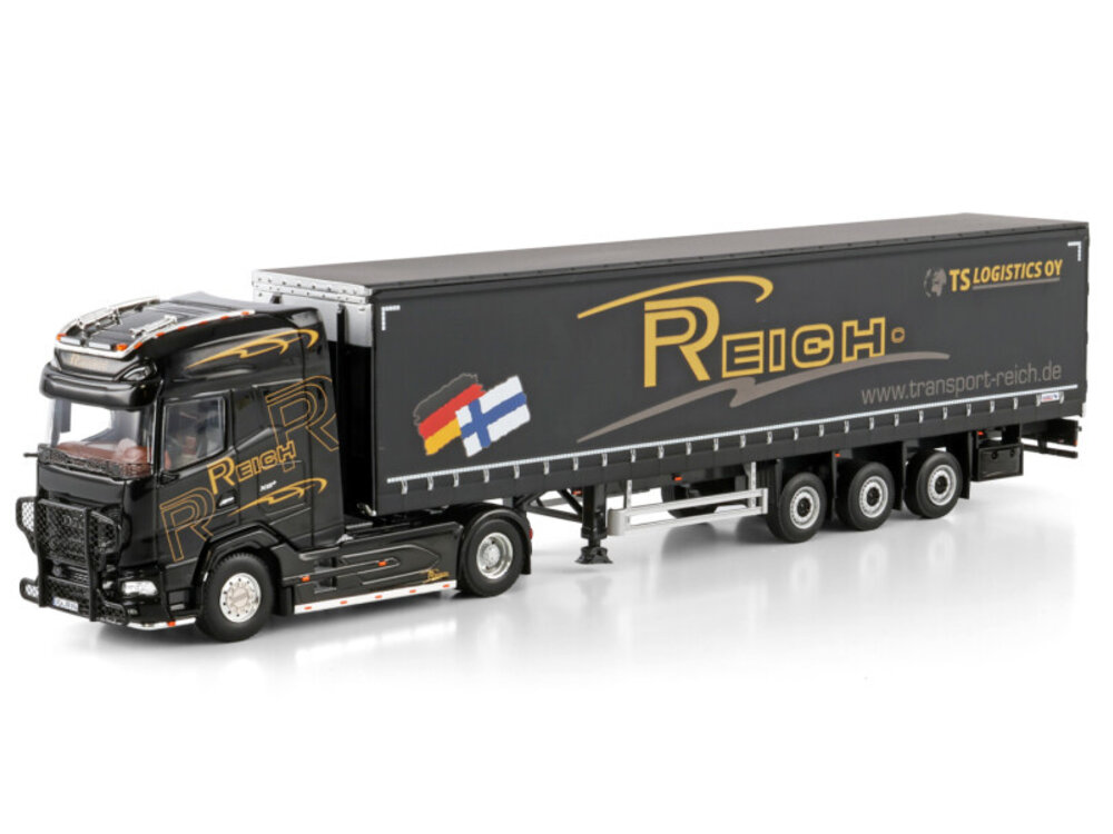 WSI WSI DAF XG+ with 3-axle curtainside trailer PHILIPP REICH