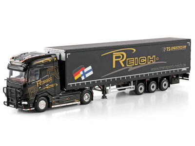 WSI WSI DAF XG+ with 3-axle curtainside trailer PHILIPP REICH
