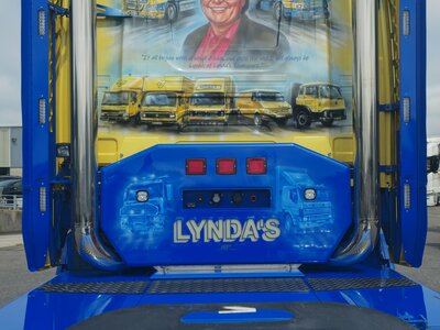 Tekno Tekno Scania Next Gen S with 3-axle curtainside trailer LYNDA'S TRANSPORT