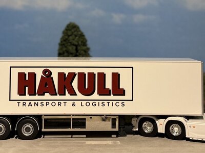 WSI WSI Scania R Highline 6x2 with 3-axle box trailer HAKULL