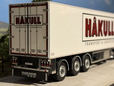 WSI WSI Scania R Highline 6x2 with 3-axle box trailer HAKULL