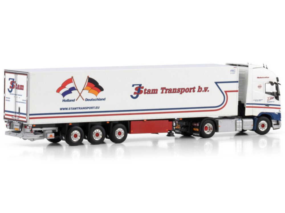 WSI WSI Volvo FH5 Globetrotter XL 4x2 with 3-axle reefer trailer J.STAM
