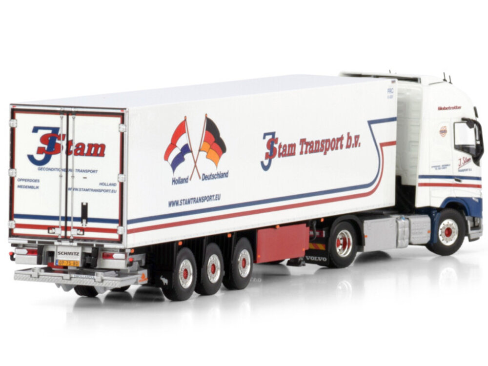 WSI WSI Volvo FH5 Globetrotter XL 4x2 with 3-axle reefer trailer J.STAM