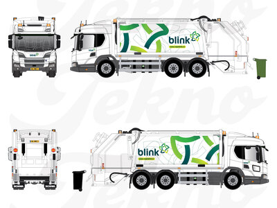 Tekno Tekno Scania Low Entry garbage truck BLINK AFVAL EN REINIGING