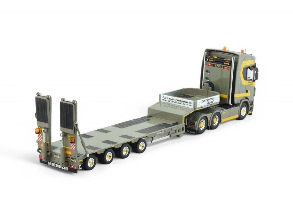 Tekno Tekno Scania Next Gen S770 6x4 with 4-axle low loader DORNBIERER