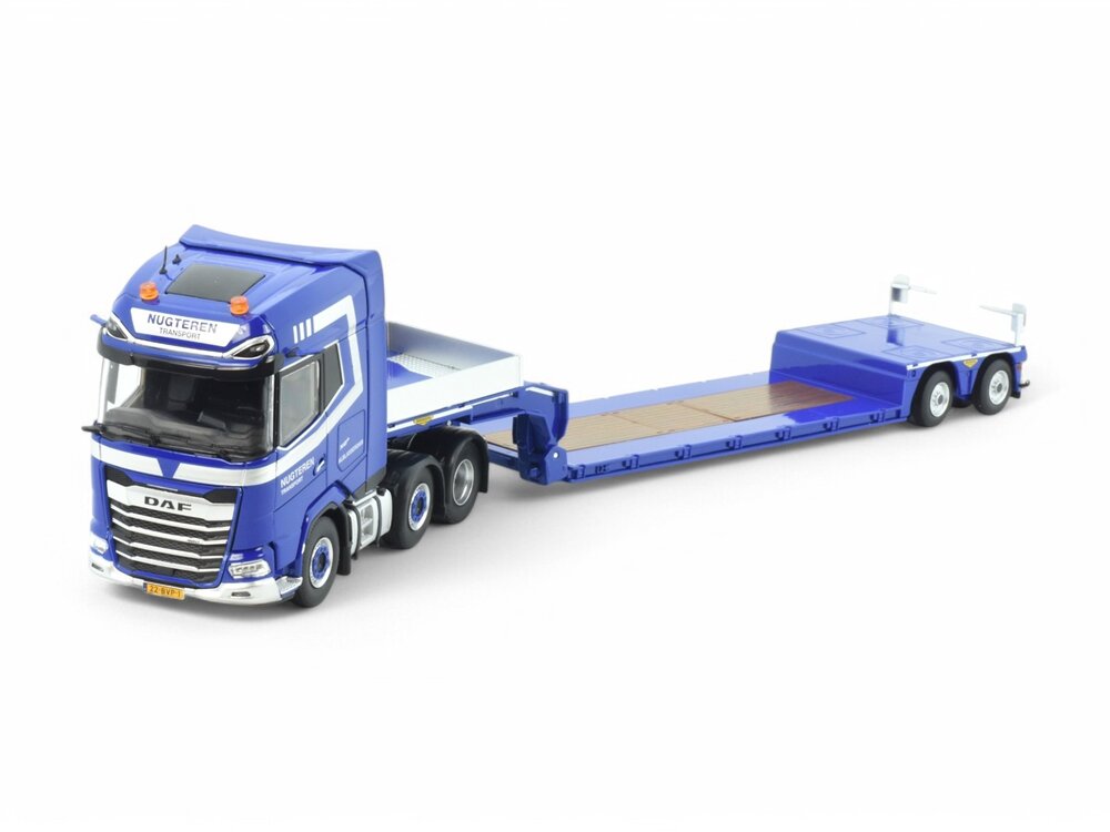 Tekno Tekno DAF XG+ 6x2 with 2-axle Broshuis lowloader NUGTEREN TRANSPORT