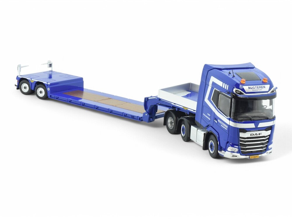Tekno Tekno DAF XG+ 6x2 with 2-axle Broshuis lowloader NUGTEREN TRANSPORT
