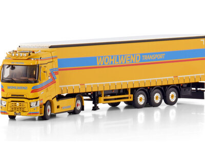 WSI WSI Renault trucks T High 4x2 with 3-axle curtainside trailer  WOHLWEND
