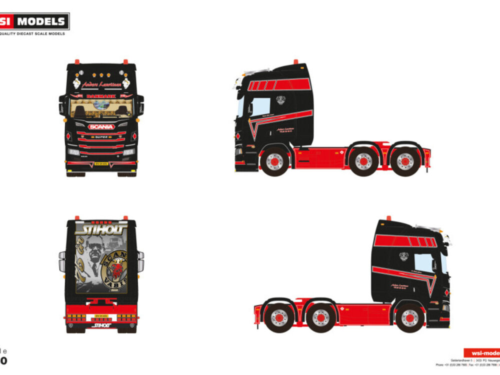 WSI WSI Scania R Highline 6x2 ANDERS LAURITZEN