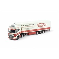 Tekno DAF XG+ 6x2 with Gray & Adams reefer trailer G & J JACK