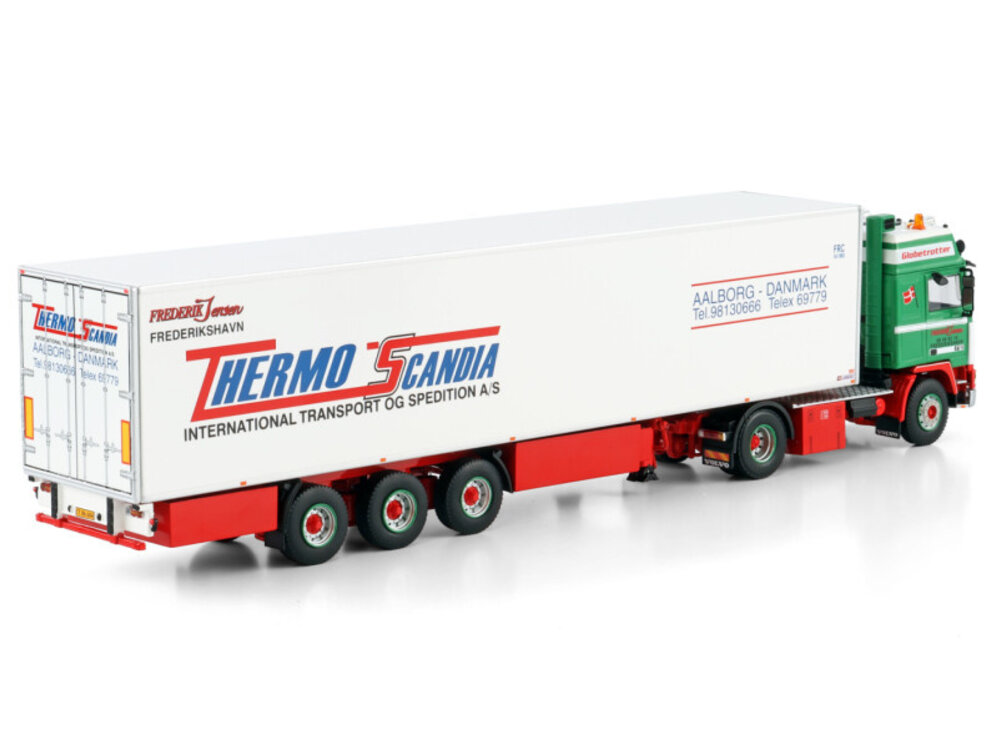 WSI WSI Volvo F12 Globetrotter 4x2 with 3-axle reefer trailer FREDERIK JENSEN
