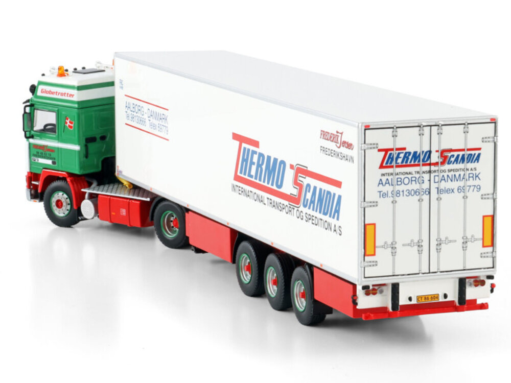 WSI WSI Volvo F12 Globetrotter 4x2 with 3-axle reefer trailer FREDERIK JENSEN