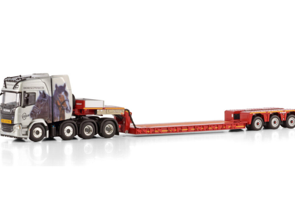 WSI WSI Scania R Highline 8x4 + 3-axle euro PX lowloader ESSER SCHWERTANSPORTE