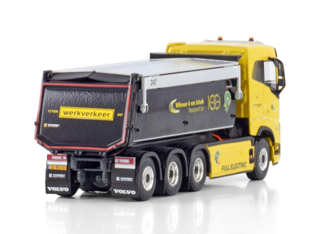 WSI WSI Volvo FH5 sleeper cab electric 8X4 tipper truck MILLENAAR EN VAN SCHAIK TRANSPORT