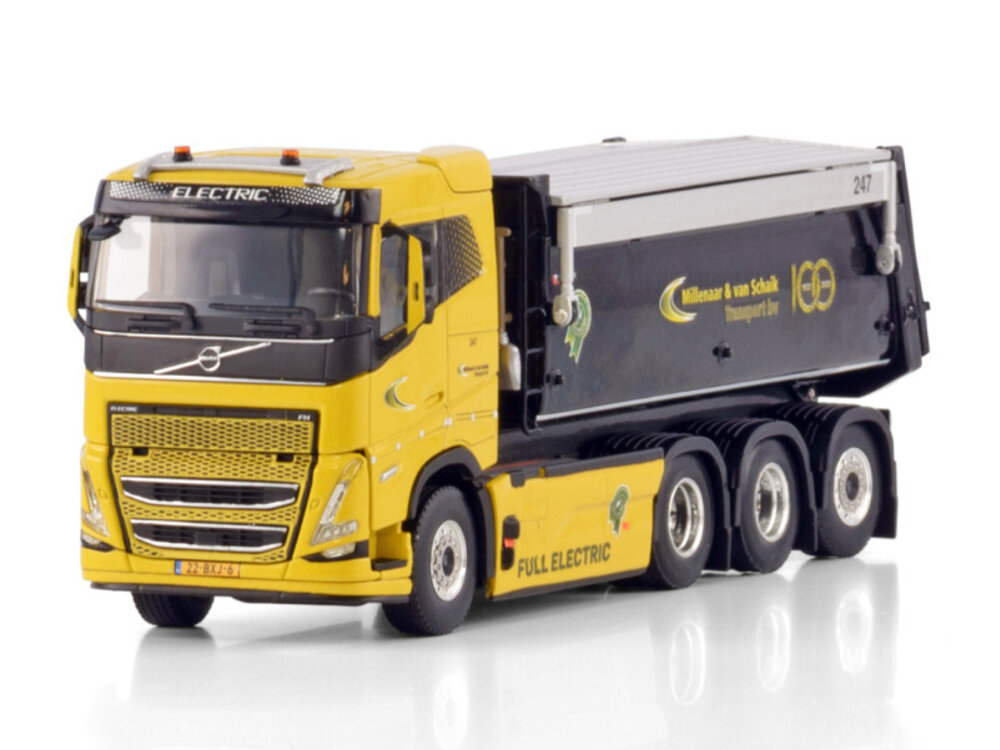WSI WSI Volvo FH5 sleeper cab electric 8X4 tipper truck MILLENAAR EN VAN SCHAIK TRANSPORT