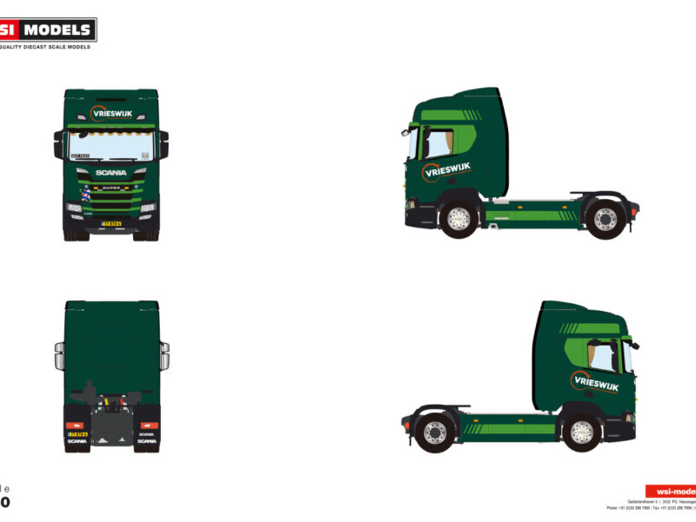 WSI WSI Scania R Highline 4x2 VRIESWIJK