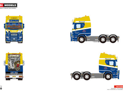 WSI WSI Scania R Highline 6x2 MORTEN DAHL