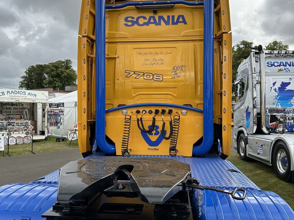 WSI WSI Scania 770S 6x4 with 4-axle lowbed lowloader DUNCAN PLANT New Cumnock Scotland