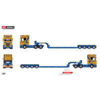 WSI Scania 770S 6x4 with 4-axle lowbed lowloader DUNCAN PLANT New Cumnock Scotland